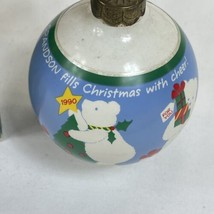 Hallmark &quot;Grandson&quot; Polar Bears Ball Ornament 1990 - £3.95 GBP