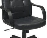 Managers Office Chair From Office Star With Mid-Back Padding And Eco Lea... - $158.97