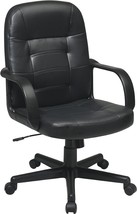 Managers Office Chair From Office Star With Mid-Back Padding And Eco Lea... - £130.59 GBP