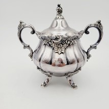 Vtg Wallace Baroque Silverplate #283 Sugar Bowl Discontinued - £43.92 GBP