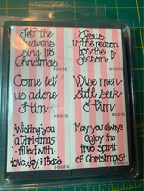 DOTS Christmas Heaven Rubber Stamp Set #33 - $7.60