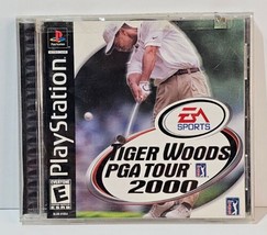 Tiger Woods PGA Tour 2000 Playstation 1 PS1 Video Game Complete with Manual - $5.31