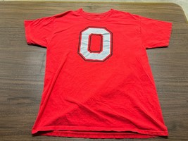 Ohio State Buckeyes Men’s Authentic Apparel Red T-Shirt - Large - Holes - $7.99