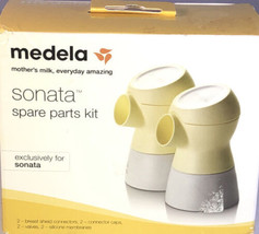 Medela Sonata Spare Parts Kit #68054 New Sealed for Double Breastpump Connectors - £26.09 GBP