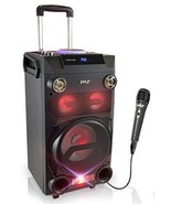 Pyle 550W Bluetooth Karaoke PA Speaker System with DJ Lights, Mics &amp; FM ... - $116.09