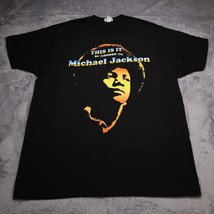 Michael Jackson This Is It 50 London O2 Black T Shirt Mens XL New Offici... - $29.68