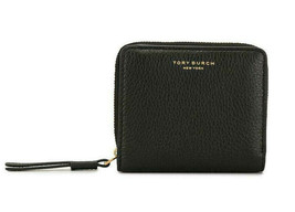 Tory Burch Perry Bi-Fold Leather Wallet ~NWT~ Black - £117.48 GBP