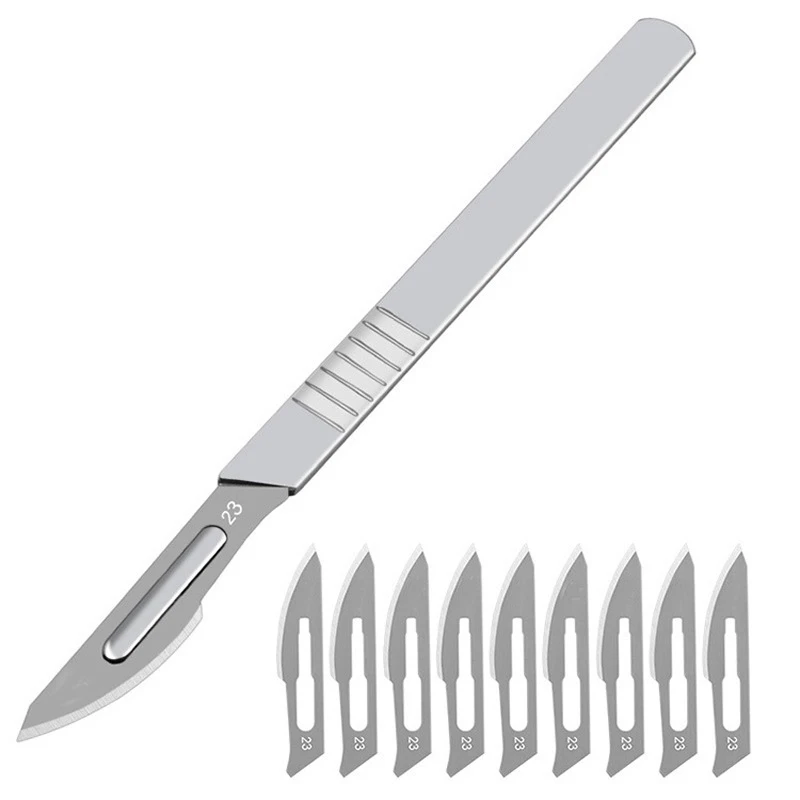 House Home 11# 23# Carbon Steel Carving Metal ScalA Blades Handle ScalA DIY Cutt - £19.98 GBP