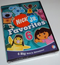 Nick Jr. Favorites Vol. 6 Six Nickelodeon (DVD NEW) Blue&#39;s Clues, Dora Explorer - £30.33 GBP