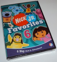 Nick Jr. Favorites Vol. 6 Six Nickelodeon DVD NEW Blue&#39;s Clues, Dora Explorer - £28.36 GBP