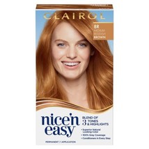 Clairol Nice&#39;n Easy Permanent Hair Dye, 8R Medium Reddish Blonde Hair Co... - $14.32