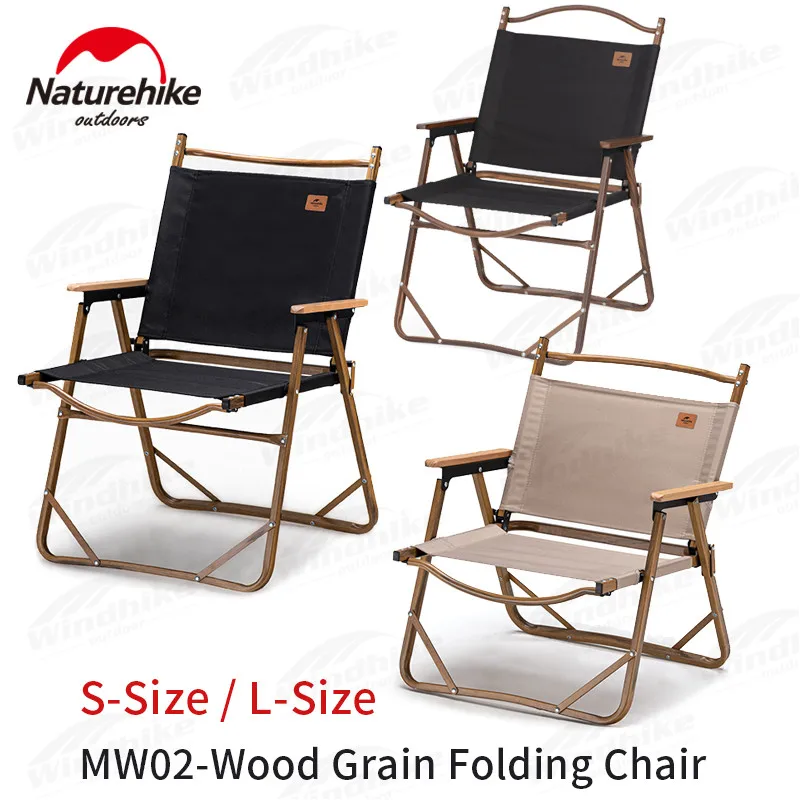 Naturehike 2023 Folding Camping Chair Oxford Cloth Outdoor Portable Fishing - £106.43 GBP+