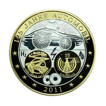 Germany 10 Euro Coin 2011 Silver 125 Years of Automobile 36mm 03889 - £36.92 GBP