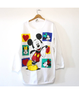 Vintage Walt Disney Mickey Mouse Sweatshirt XXL 2X - £51.52 GBP