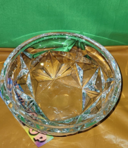 Tiffany &amp; Co. Signature Star Pattern Cut Lead Crystal Glass Centerpiece ... - £70.05 GBP