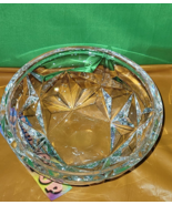 Tiffany &amp; Co. Signature Star Pattern Cut Lead Crystal Glass Centerpiece ... - £69.76 GBP