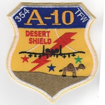 Usaf Air Force 354FS Ods Shield Desert Storm Yellow Embroidered Jacket Patch - £23.56 GBP