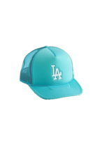 Urban Outfitters LA Dodgers Trucker Cap ‘47 Snapback Hat Turquoise Nwt - £19.53 GBP