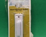 hampton bay wired LED push button doorbell white - $5.93