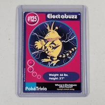 Pokemon Card Electabuzz #125 Mewtwo Strikes Back Burger King Pokemon PokeTrivia - $6.00