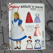 McCall&#39;s M4567 Children&#39;s and Girls&#39; Storybook Costumes Pattern Uncut Size 3-8 - £11.20 GBP