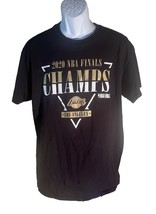 LOS ANGELES LAKERS 2020 CHAMPS Short Sleeve Black T-Shirt Large - $182.25 MXN