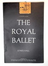 Vtg THE ROYAL BALLET JONES HALL Program booklet Houston TX w/ Ticket Stu... - £27.63 GBP