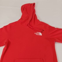 The North Face Mens Box NSE Pullover Red Cotton Blend Hoodie Sweatshirt Chest 43 image 12