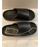 Nike calm slide Size Women 7   Men 6 sandals flip flops black new with box - $48.00