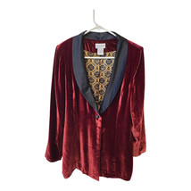 Soft Surroundings Velvet Smoking Jacket - $29.70