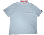 Johnny O Shirt Mens XXL Blue White Stripe Polo Hangin Out Palm Beach GC ... - $28.53