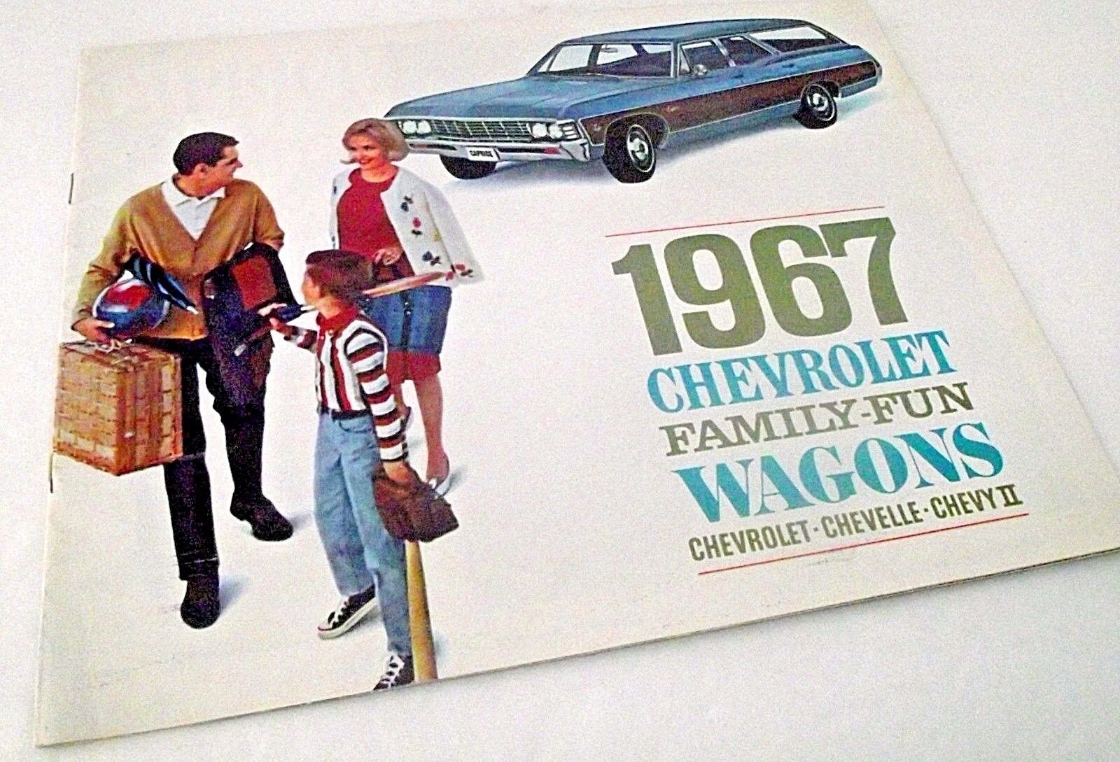 Primary image for Sales Brochure Chevy 1967 Chevrolet Car Caprice Wagon Chevelle Dealership Vtg