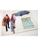 Sales Brochure Chevy 1967 Chevrolet Car Caprice Wagon Chevelle Dealershi... - £18.56 GBP