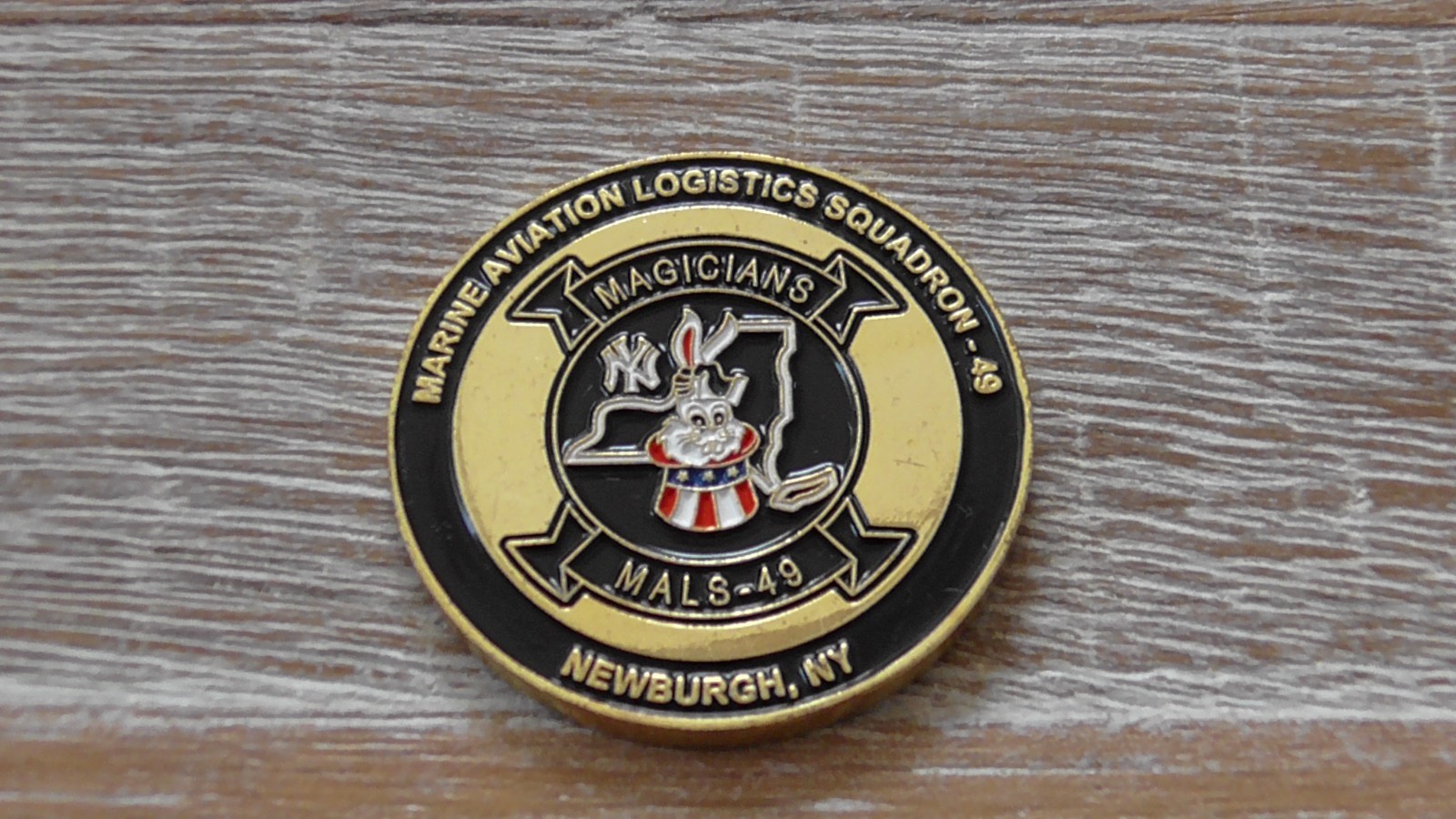 USMC MALS 49 Marine Aviation Logistics Sq 49 240th Ball Challenge Coin #... - $20.78