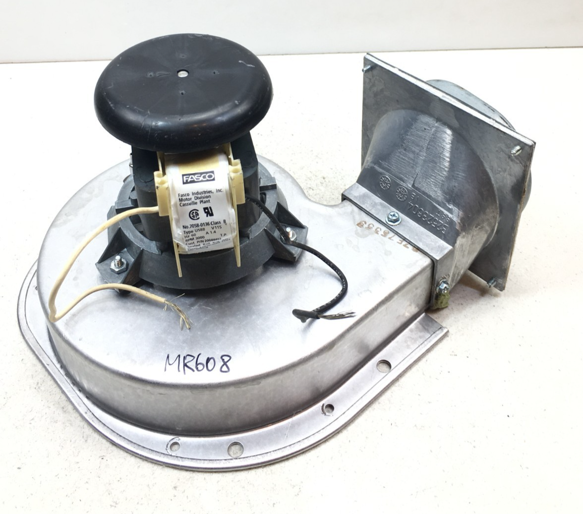 FASCO 7058-0136 Draft Inducer Blower Motor Assembly 20044402 used #MR608 - $65.00