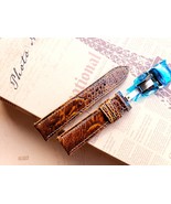 (Customizable, multiple size) Ostrich leg skin handmade watch straps - £71.05 GBP+