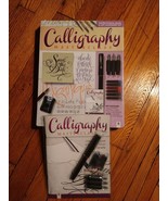 Calligraphy Master Class 48 Pages Book Kit  Notebook Pens &amp; 6 INK Cartri... - £16.61 GBP