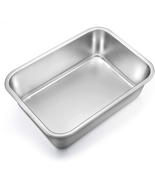 Lasagna Pan, Rectangular Cake Pan Brownie Bake Dish Stainless Steel, 12.... - $489.51 MXN
