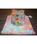 TEEN JUNIORS SPONGEBOB SQUAREPANTS TANKTOP Tie-Dye T-shirt XS NEW w/ TAG... - $369.26 MXN