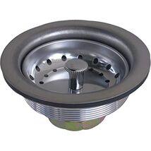 Kitchen Sink Strainer, Stainless Steel, 3-1/2-In. O.D. - $23.77