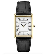 Seiko Mens Watch Essentials SWR052 Stainless Steel Quartz 30m White Dial - $284.03 CAD