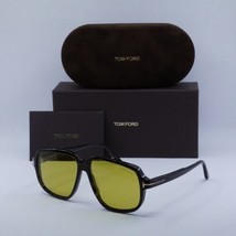 TOM FORD FT1024 52E Dark Havana/Yellow 59-14-145 Sunglasses New Authentic - £149.64 GBP