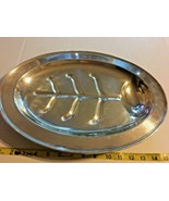 Vintage Benedict EPNS BMM USA 1928 Fish Bone Platter SilverPlate 16” SKU... - $130.97 MXN