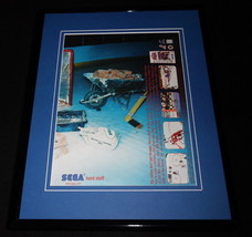 1997 Sega Saturn NHL All Star Hockey 11x14 Framed ORIGINAL Advertisement  - £27.12 GBP