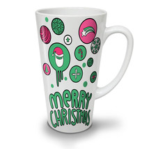 Merry Christmas Fun NEW White Tea Coffee Latte Mug 12 17 oz | Wellcoda - £18.05 GBP+
