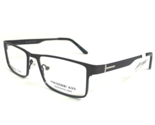 Fregossi Eyeglasses Frames 635 Gun Gunmetal Black Rectangular Full Rim 5... - $51.28