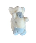 Baby Aurora White Blue Horse 12 in Length Stuffed Plush Animal Doll Toy - £15.52 GBP