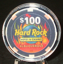 (1) $100. Hard Rock CASINO CHIP - Albuquerque, New Mexico - 2010 - £10.19 GBP