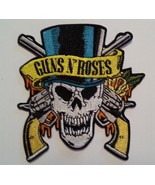 Guns N&#39; Roses~PATCH~Slash Skeleton~Embroidered~3 3/8&quot; x 3 1/4&quot;~Iron or S... - $7.12 CAD