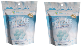 2 Pack Freeze Dried Fr&#39;Izzle Blue Raspberry  Exotic Flavor Original Fres... - £11.82 GBP